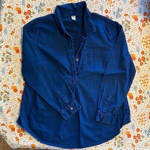 Old Navy Blue Denim Shirt